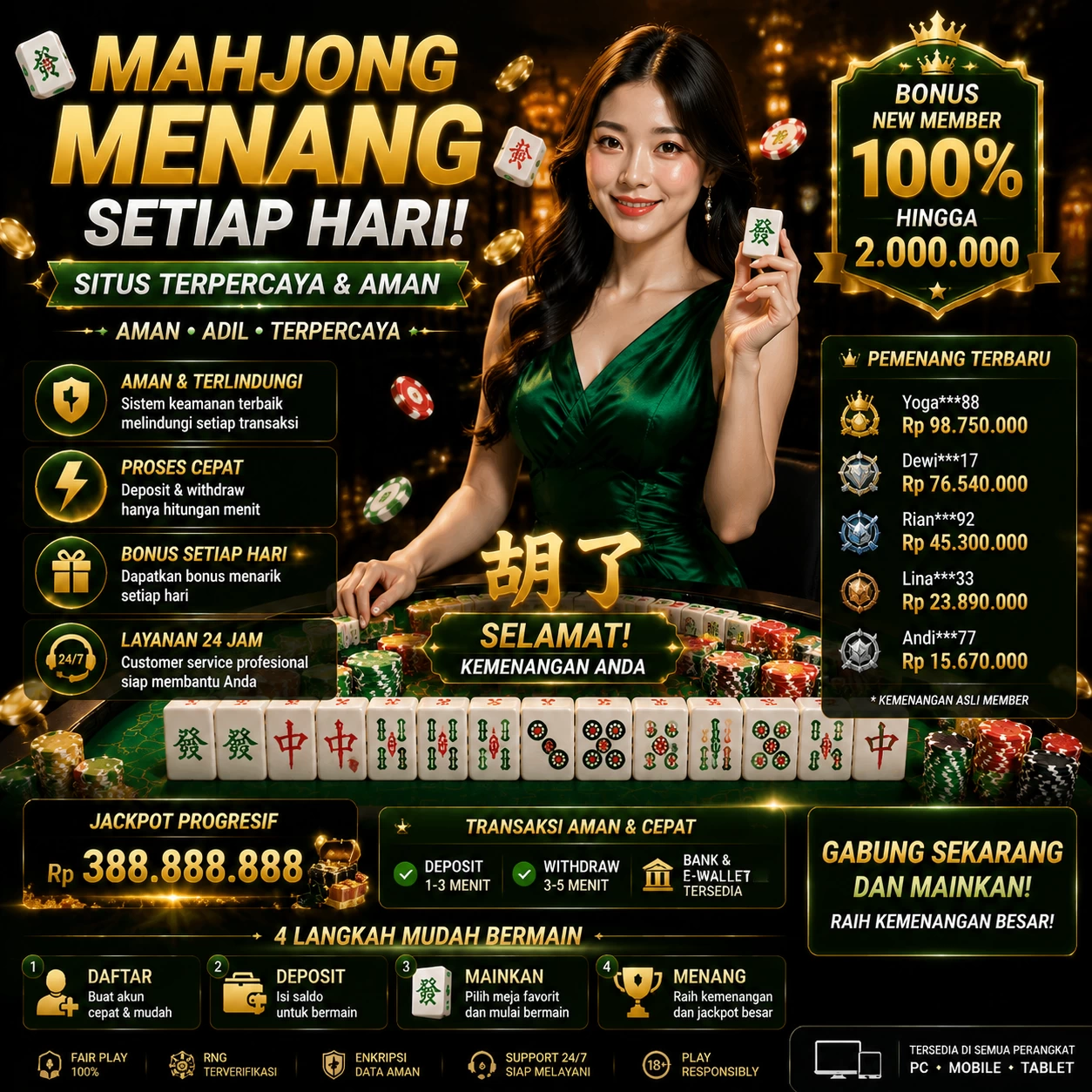 wajikspin - Peningkatan performa dan UI/UX terbaru